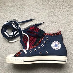Converse custom made sneakers size 7 woman's